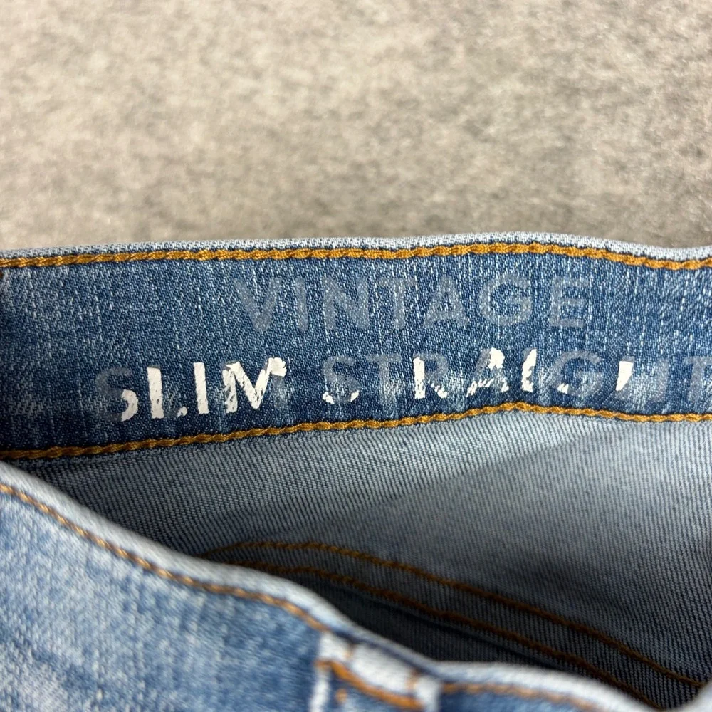 J Crew Vintage Slim Straight Jeans Womens 29 Light Wash Denim Classic Casual